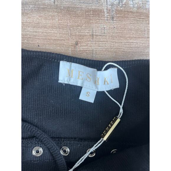 Meshki Alina Popper Rib Knit Bodycon Dress Size S - Picture 5 of 7